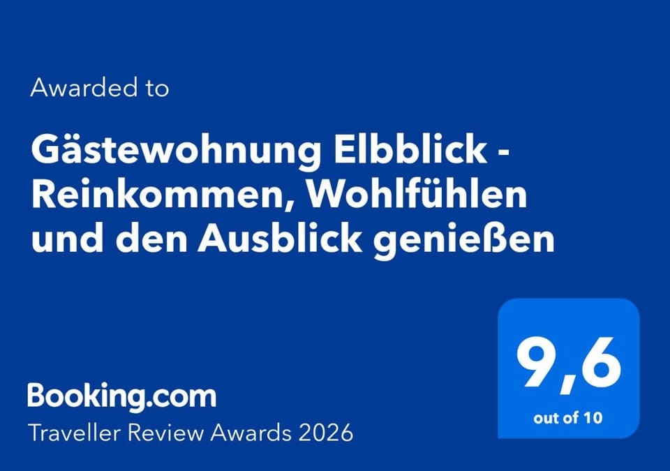 Gästewohnung Elbblick - Reinkommen, Wohlfühlen und den Ausblick genießen Apartment in Saxony
