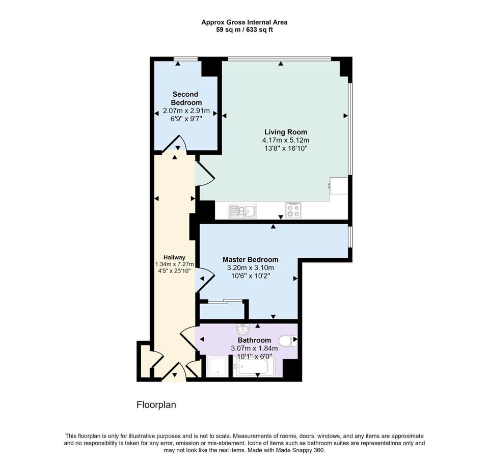 Seafarers - Contemporary Apartment, Central Location Apartment in Poole