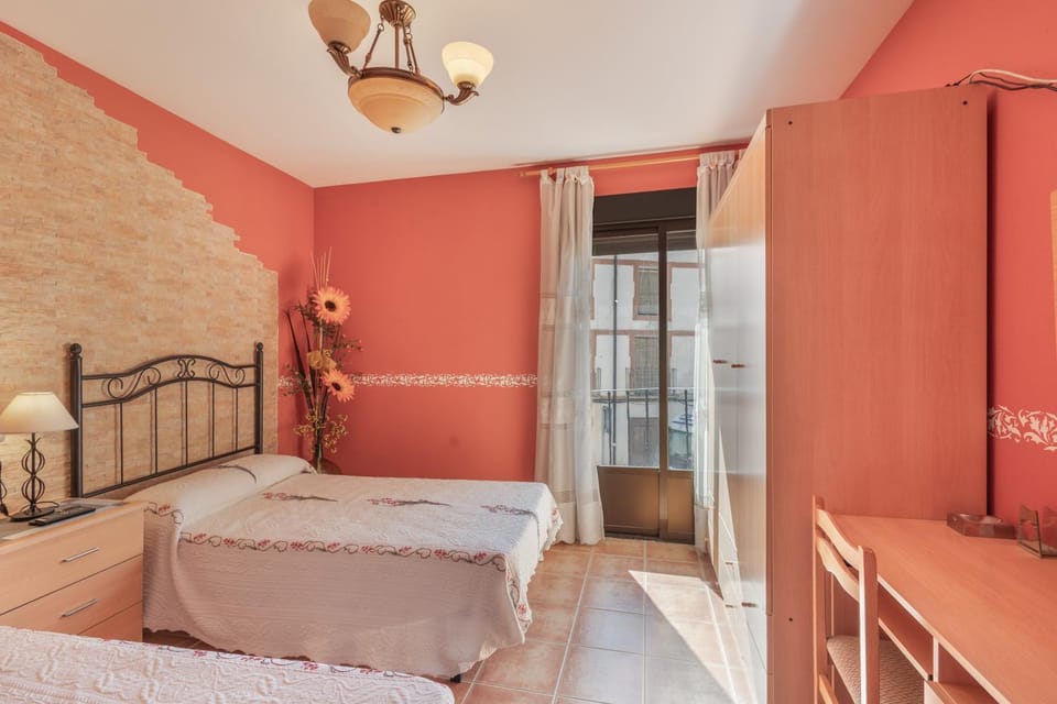 Property building, Living room, Bedroom