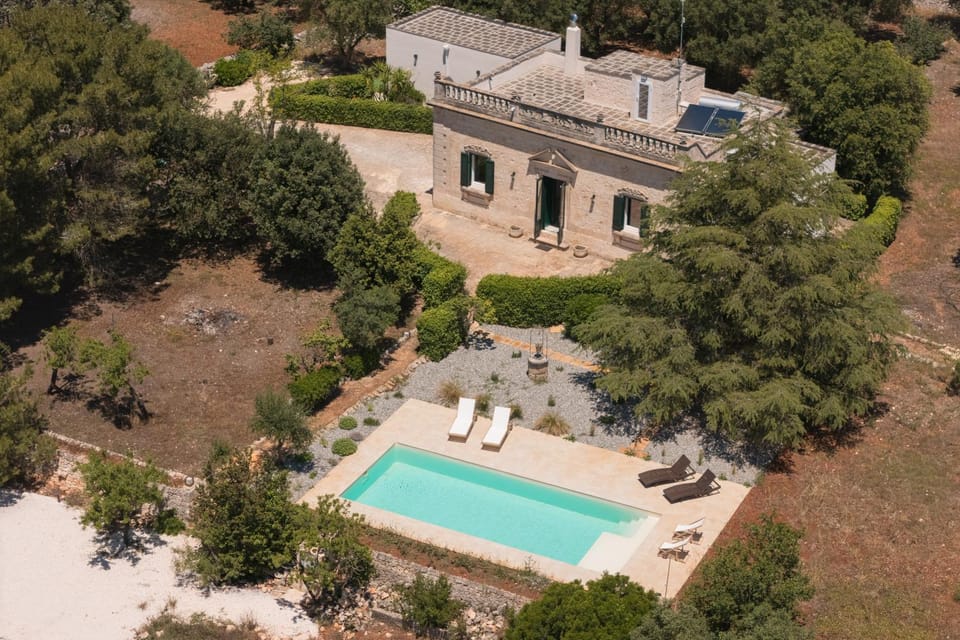 Property building, Living room, Swimming pool
