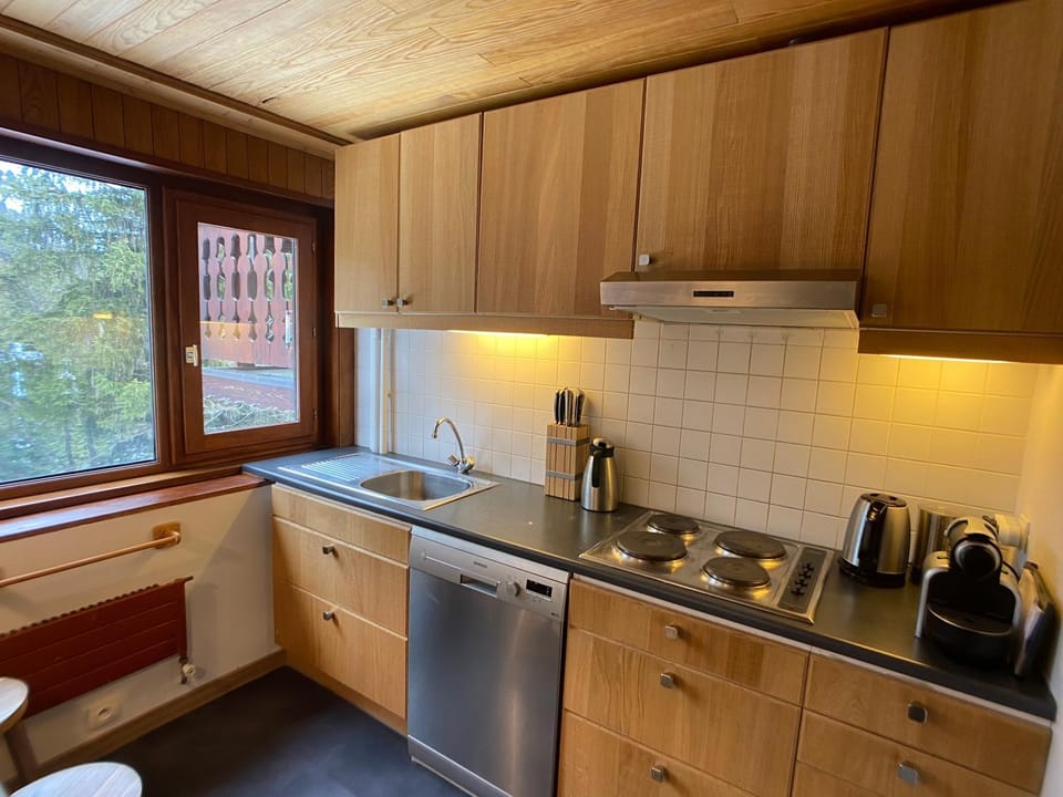 Kitchen or kitchenette, Living room