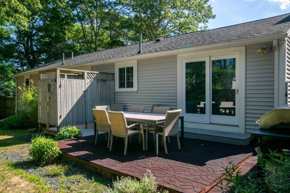 Minutes to Craigville Beach Private Patio and Backyard House in Centerville