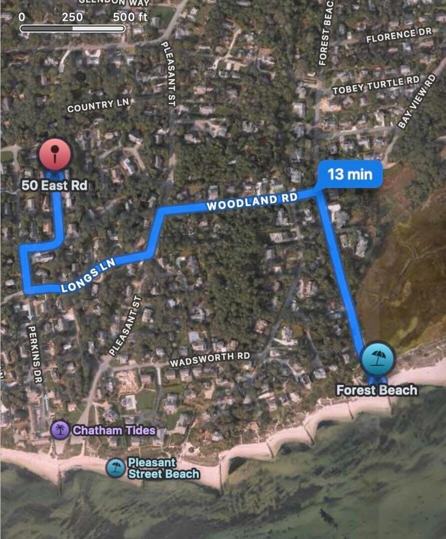 Walk to Beach Private Patio and Backyard House in South Chatham
