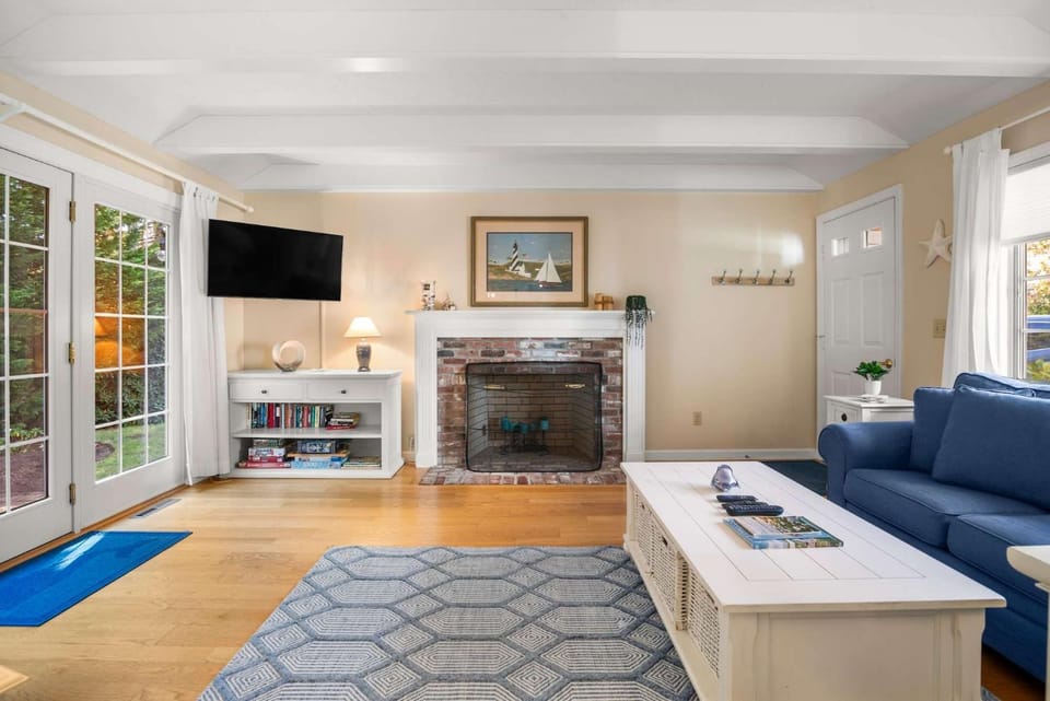 Walk to Beach Private Patio and Backyard House in South Chatham