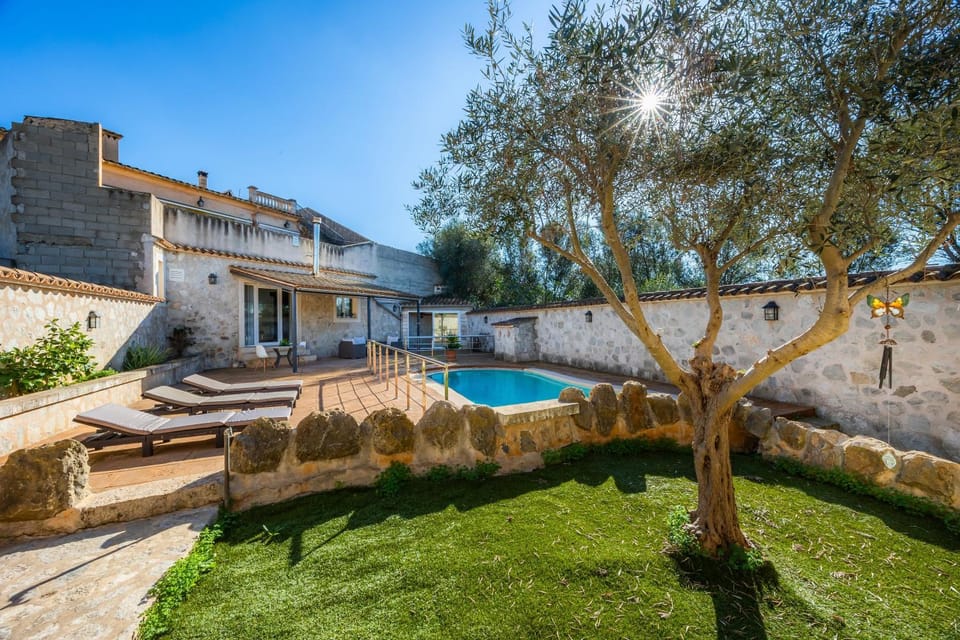 Property building, Living room, Swimming pool