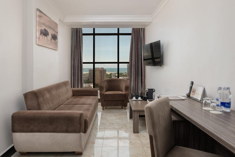 Seating area, Bedroom