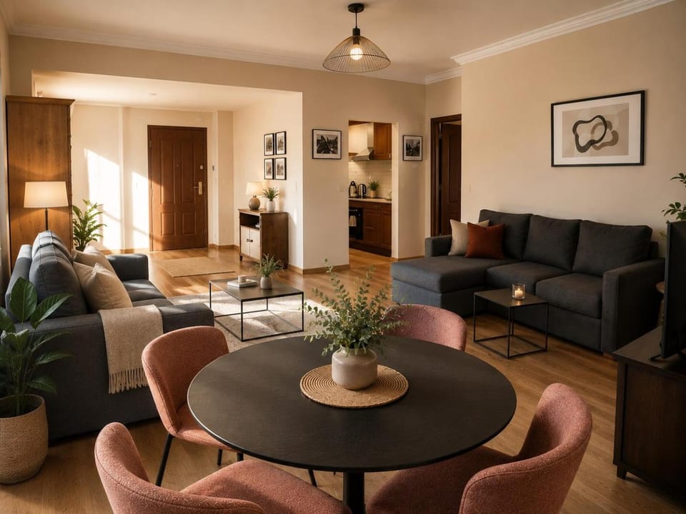 Living room, Dining area