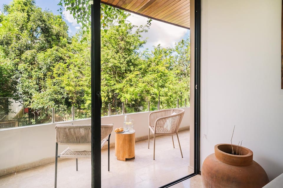 Central 2BR Sun Lover's Nest w Gym Rooftop SPA Apartment in Tulum