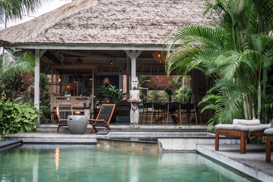 Garden, Swimming pool, sunbed