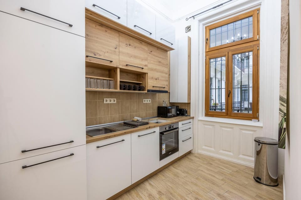 Kitchen or kitchenette, dishwasher, oven, stove, toaster