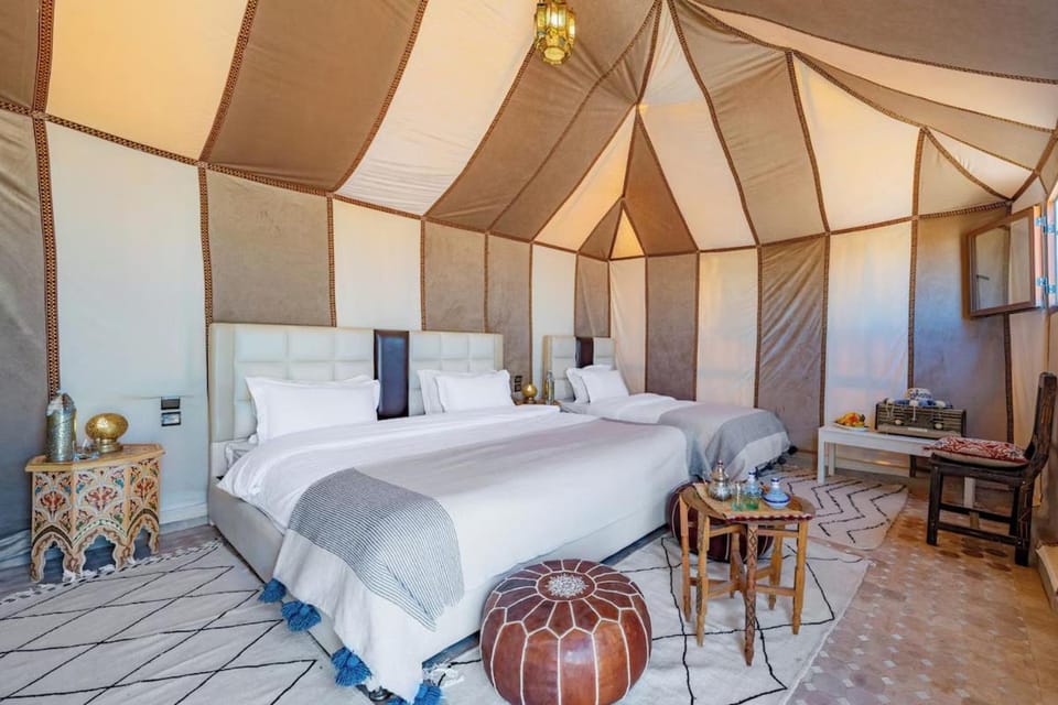 Sahara Magic Luxury Camp & Camel trek Luxury tent in Morocco