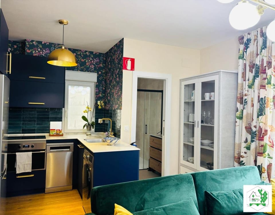 Kitchen or kitchenette, Living room, Decorative detail, oven, stove