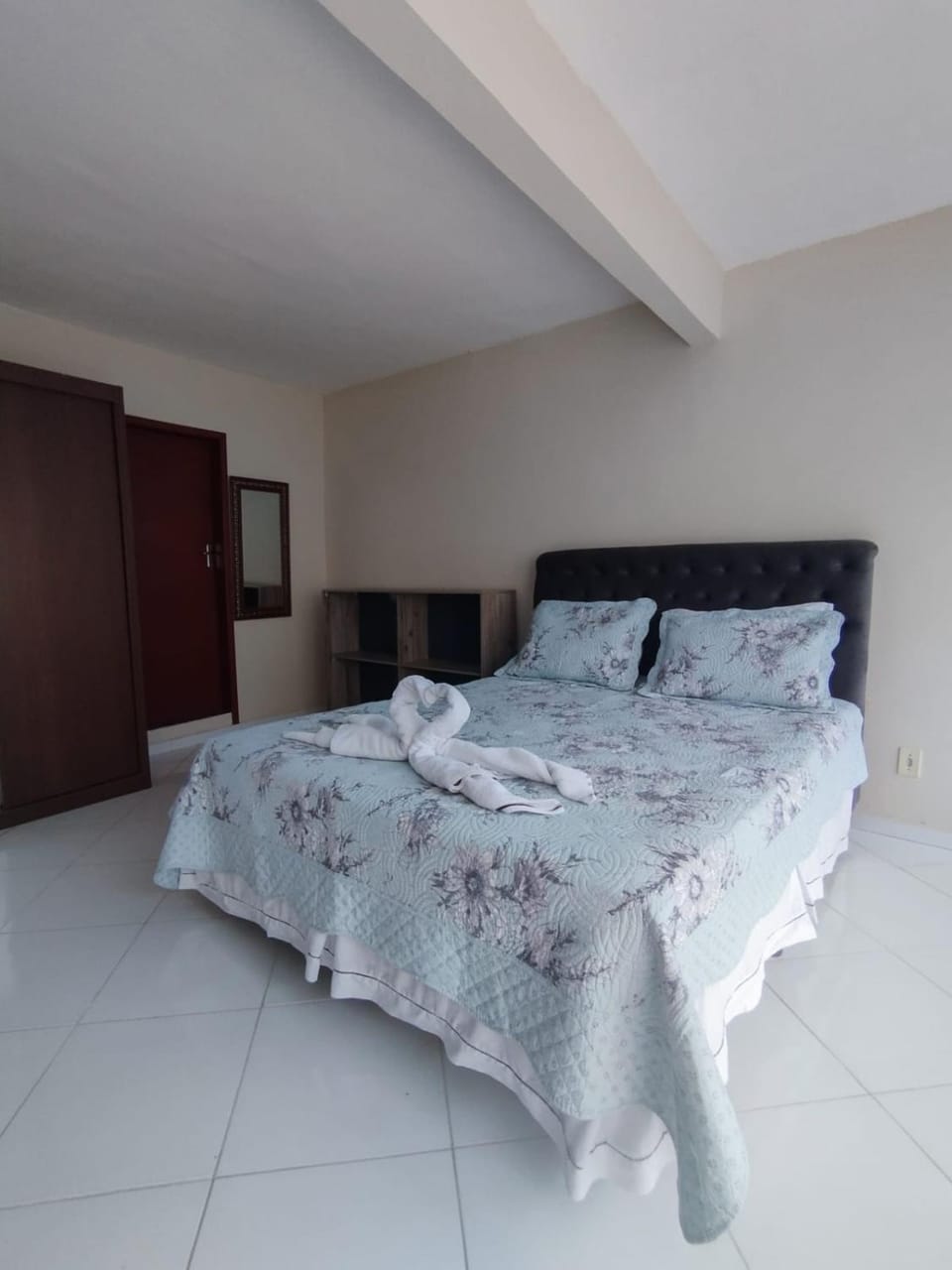 Bed, Photo of the whole room, Bedroom, towels, wardrobe