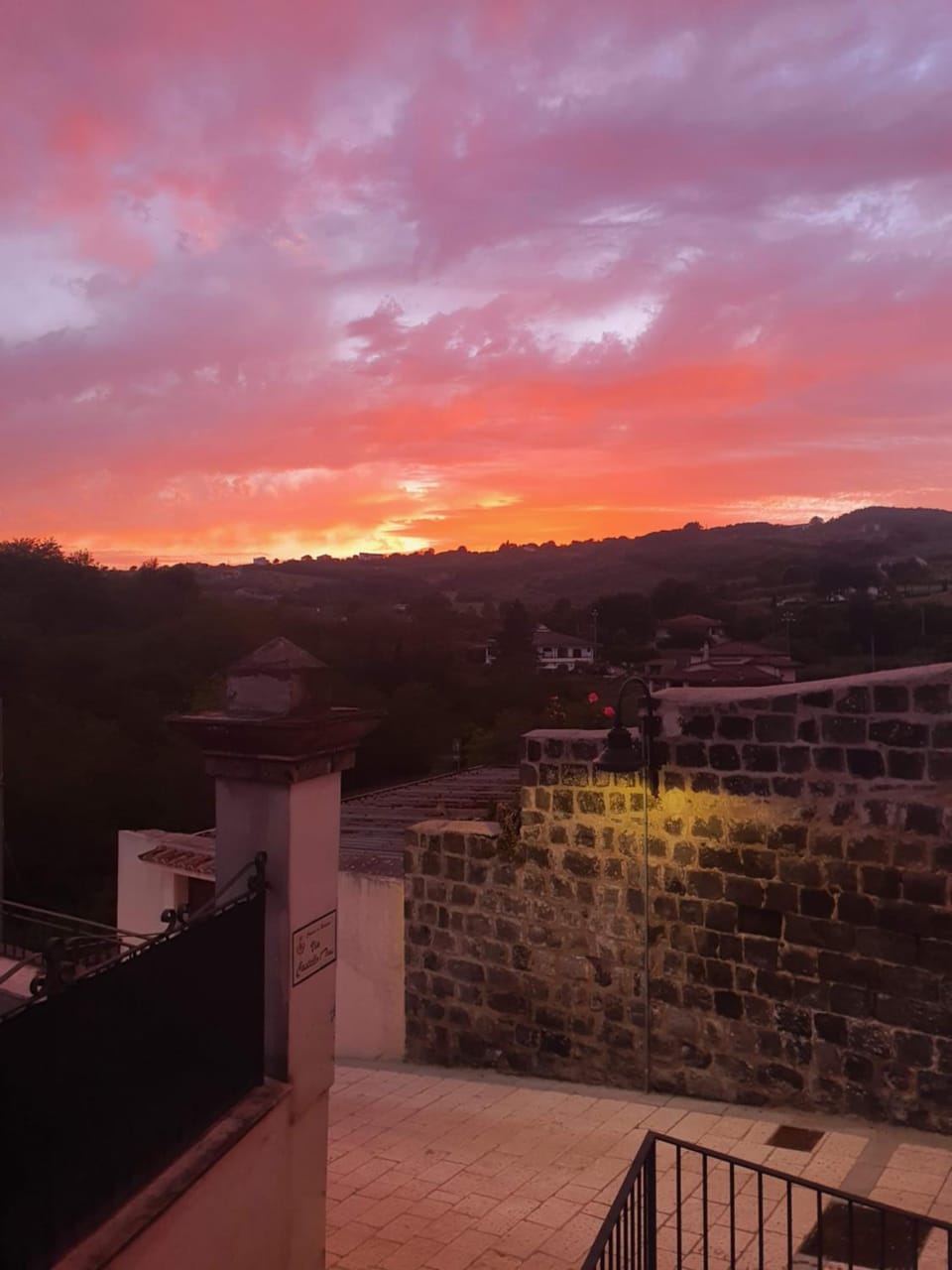 Natural landscape, View (from property/room), Balcony/Terrace, Mountain view, Sunset