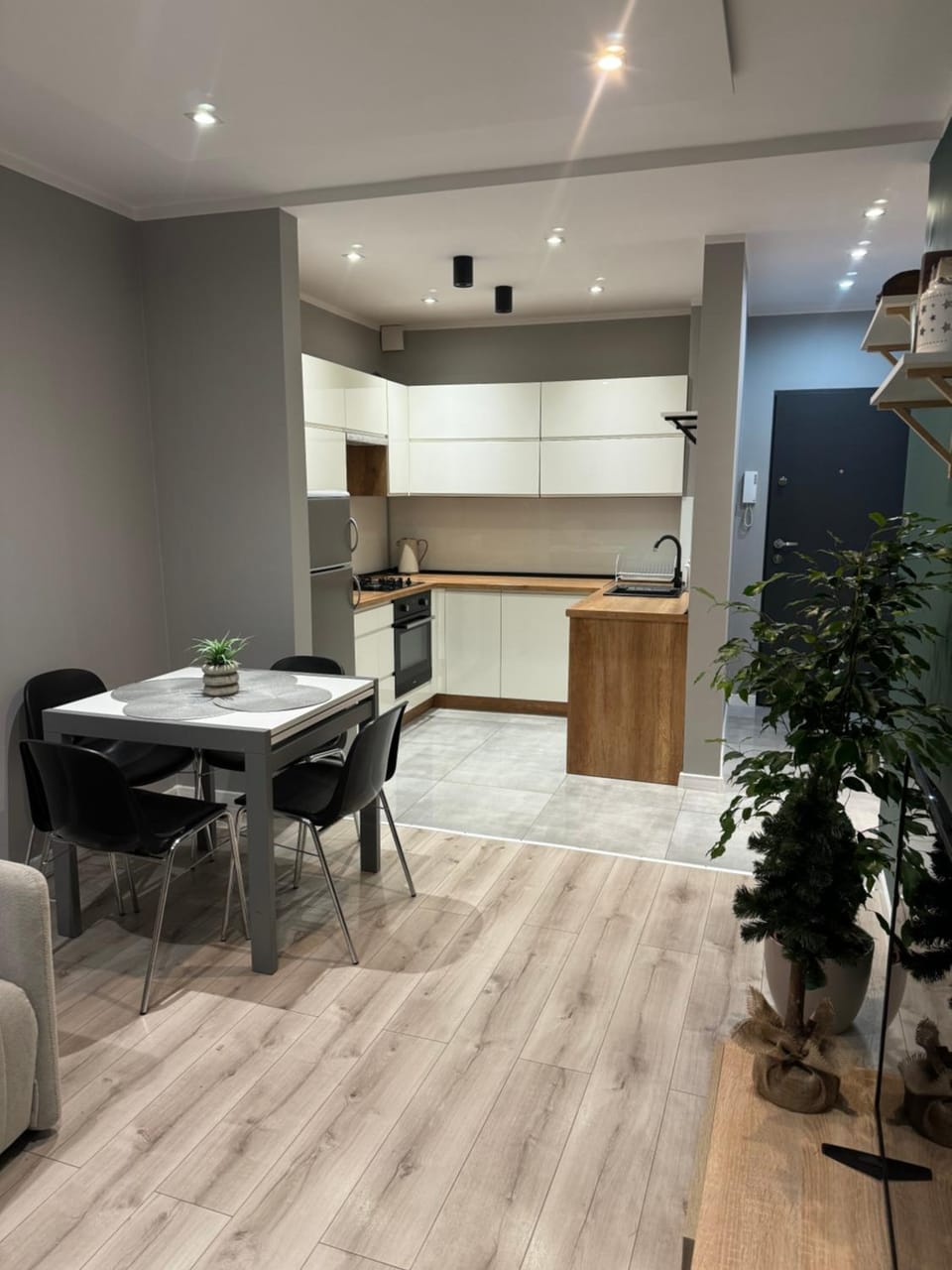 Kitchen or kitchenette, Dining area