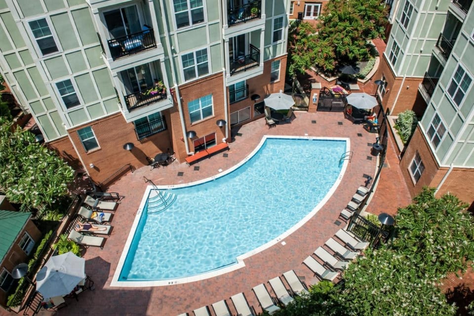Property building, Day, Pool view