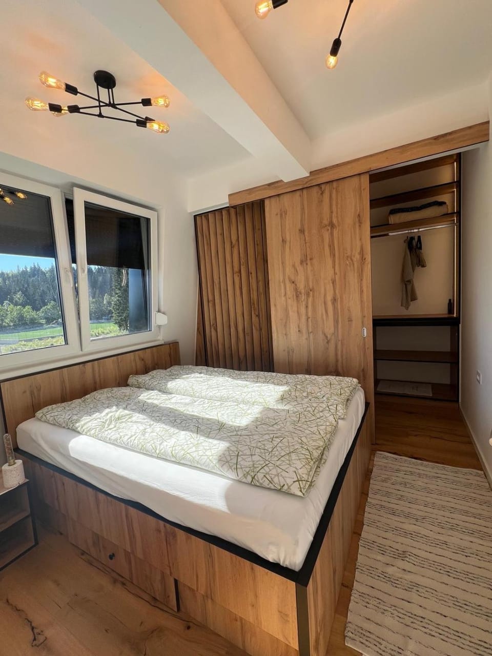 Bed, Bedroom, wardrobe