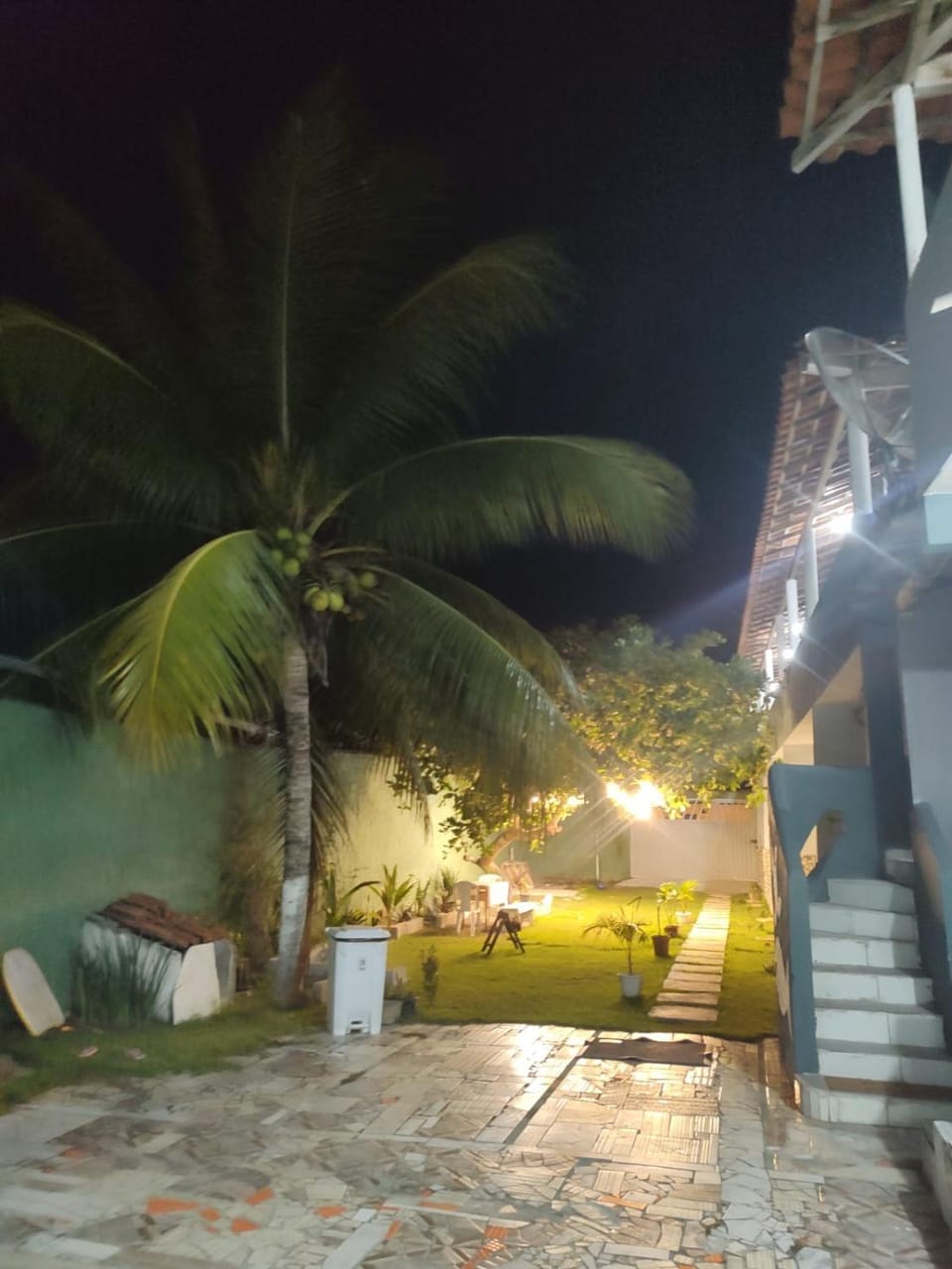 Night, Garden, Garden view