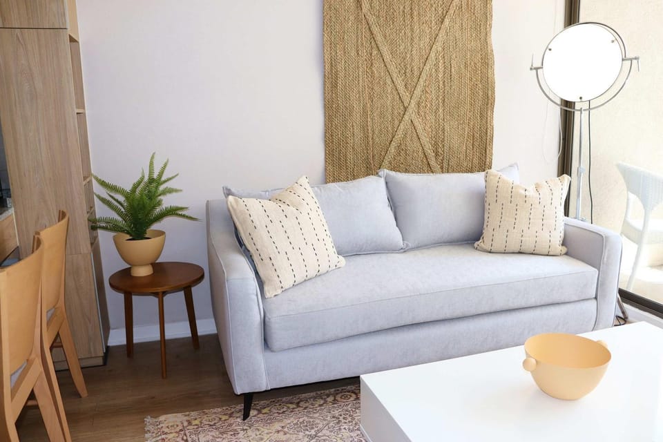 HOM I Comodo Depto Cerca del Metro Sta Isabel Apartment in Santiago