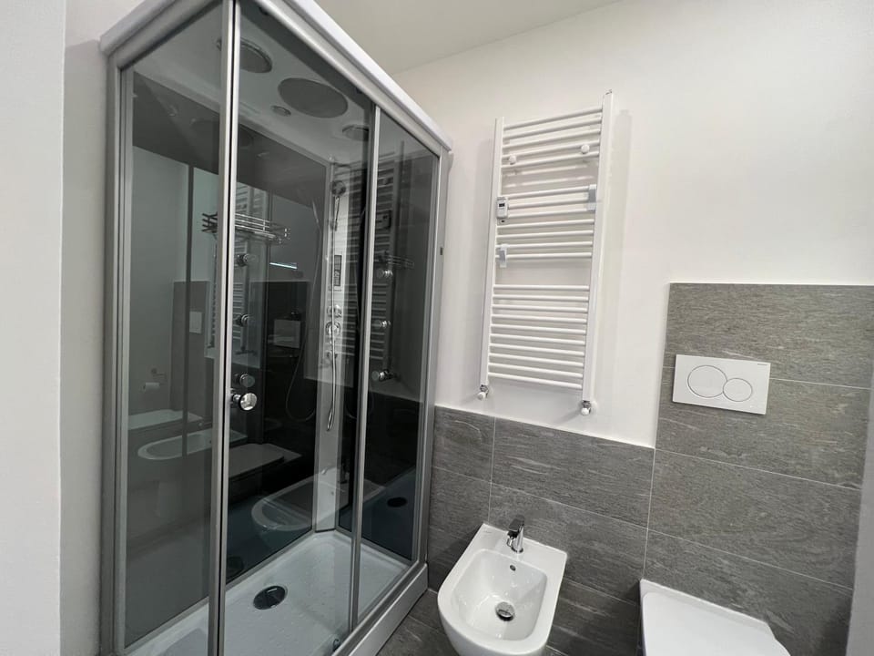 Shower, Toilet, Bathroom, towels