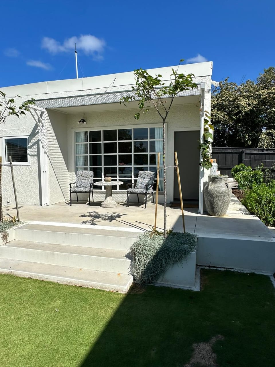 Property building, Patio, Day
