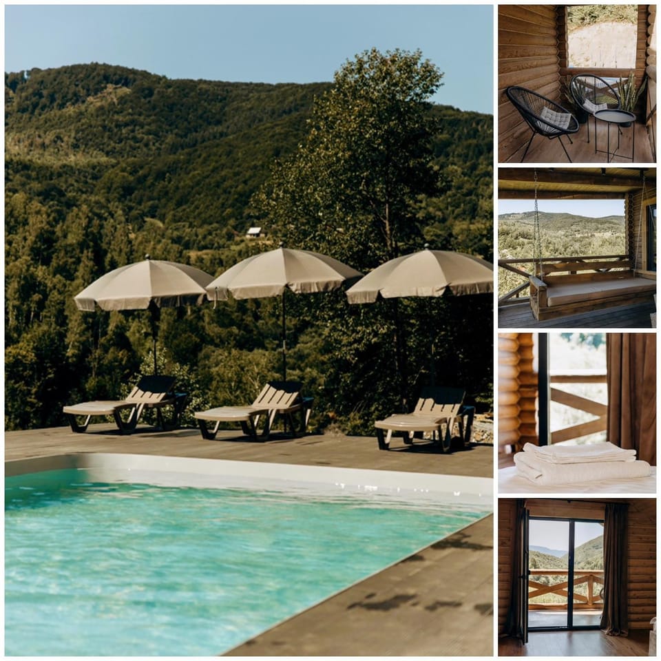 Natural landscape, Mountain view, Pool view, Swimming pool, sunbed