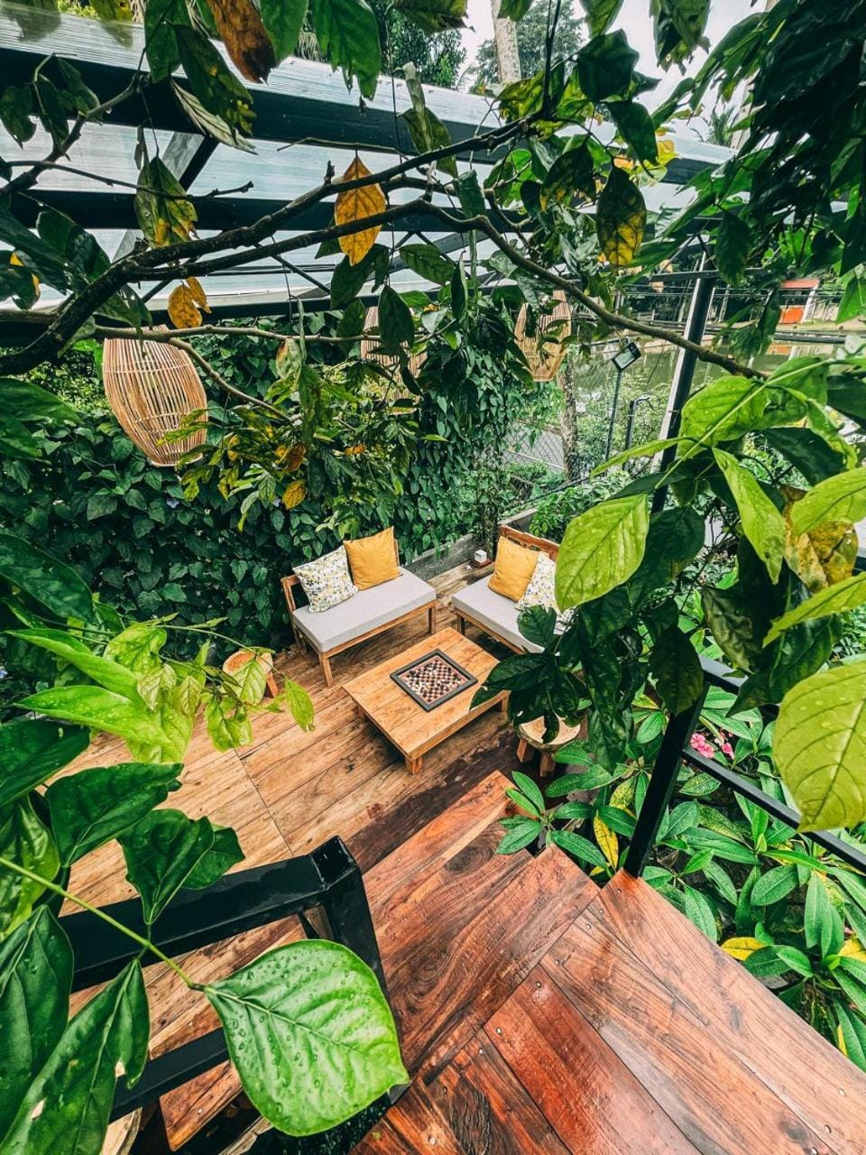 Patio, Day, Natural landscape, Garden, Dining area