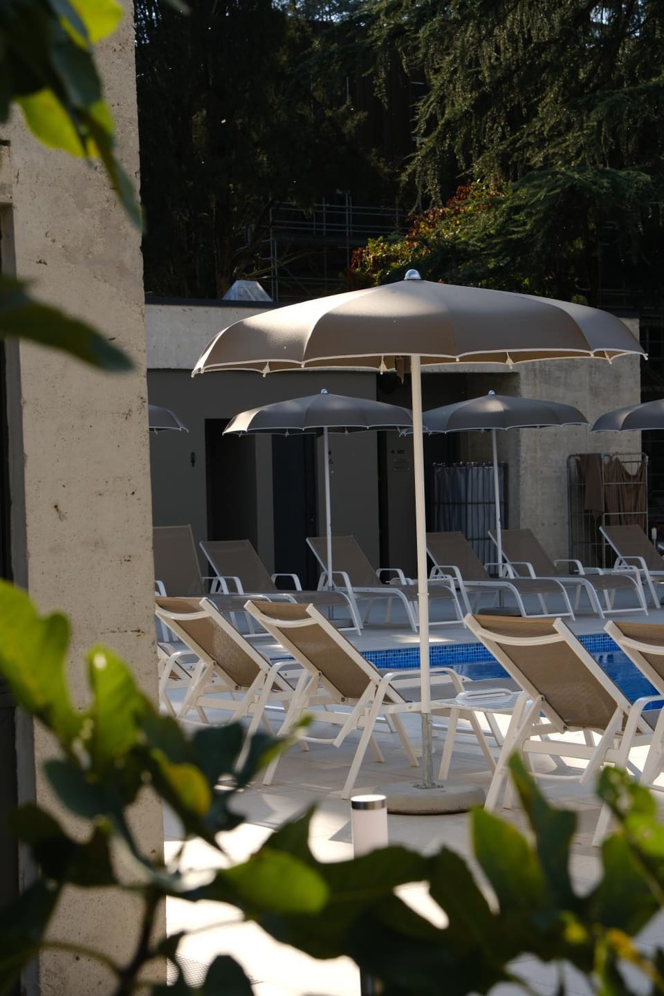 Pool view, Swimming pool, sunbed