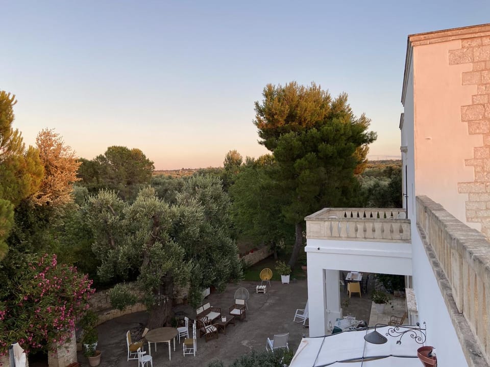 Property building, Balcony/Terrace, Sunset