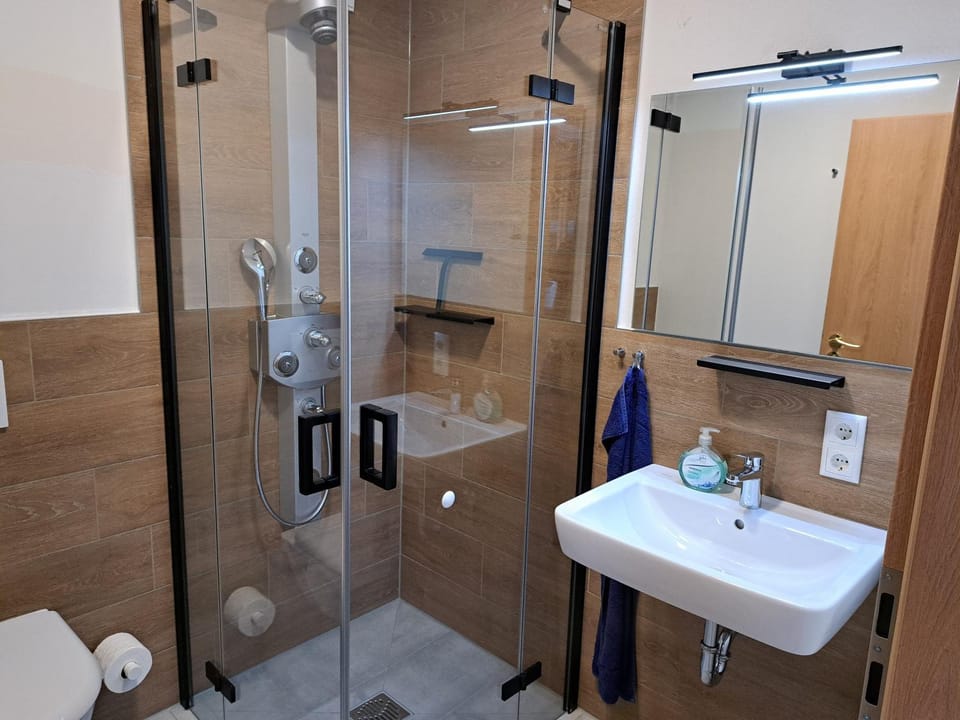 Bathroom, Living room