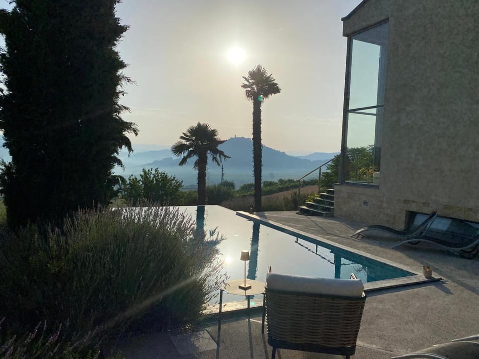 Patio, Natural landscape, Mountain view, Pool view, Swimming pool