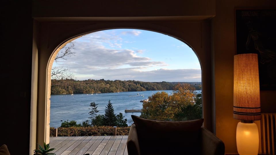 Natural landscape, River view, Sea view