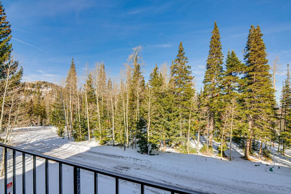 Romantic Ski Haven w/ Balcony: Brian Head Studio Apartment in Brian Head