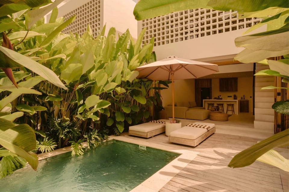 Day, Swimming pool, sunbed