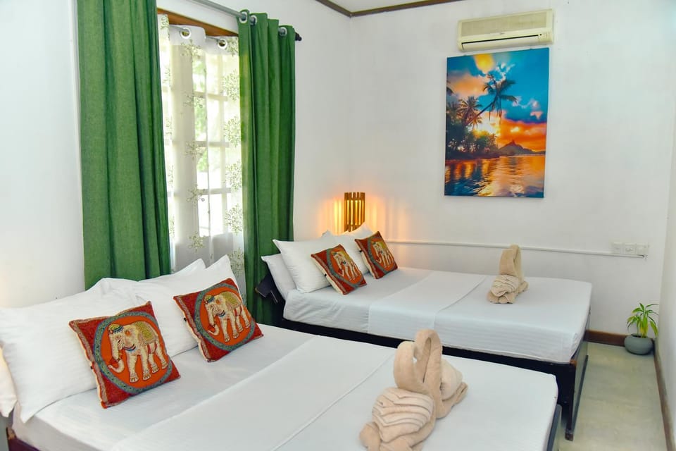 Bed, Decorative detail, Bedroom, air conditioner