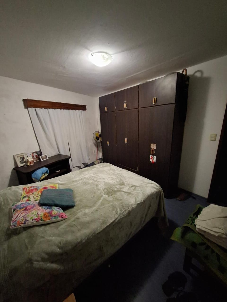 Bed, Photo of the whole room, Bedroom, wardrobe
