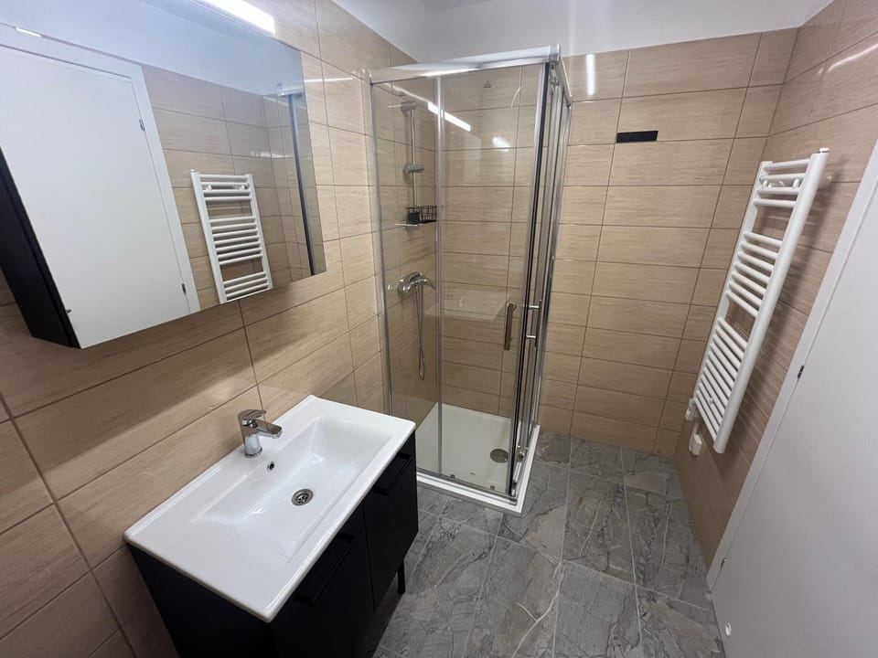 Shower, Toilet, Bathroom, towels