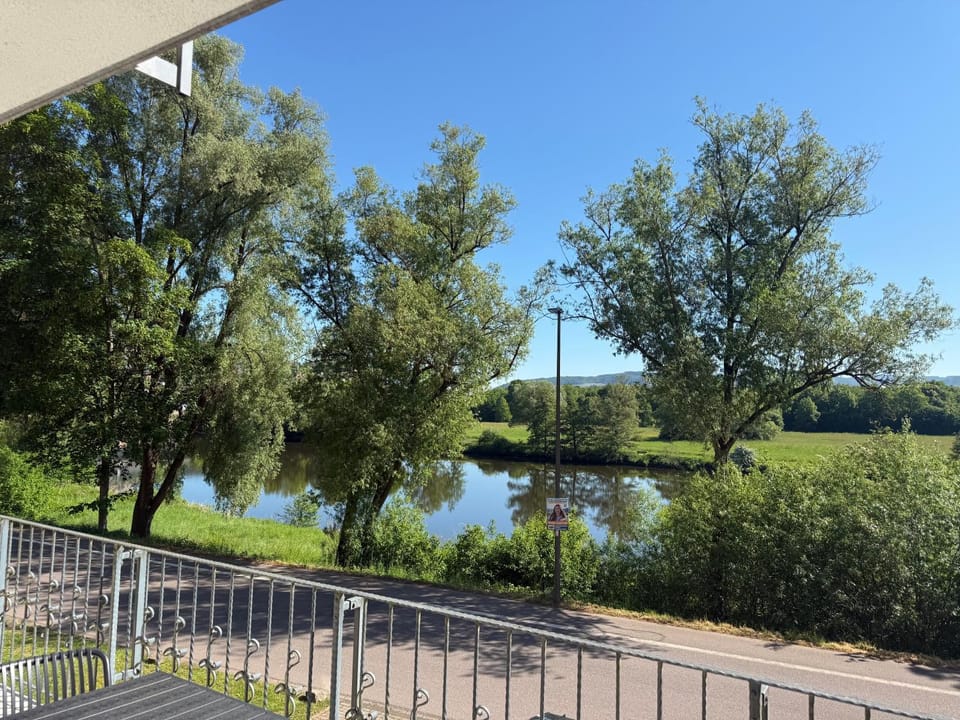 Natural landscape, View (from property/room), Balcony/Terrace, River view, Quiet street view