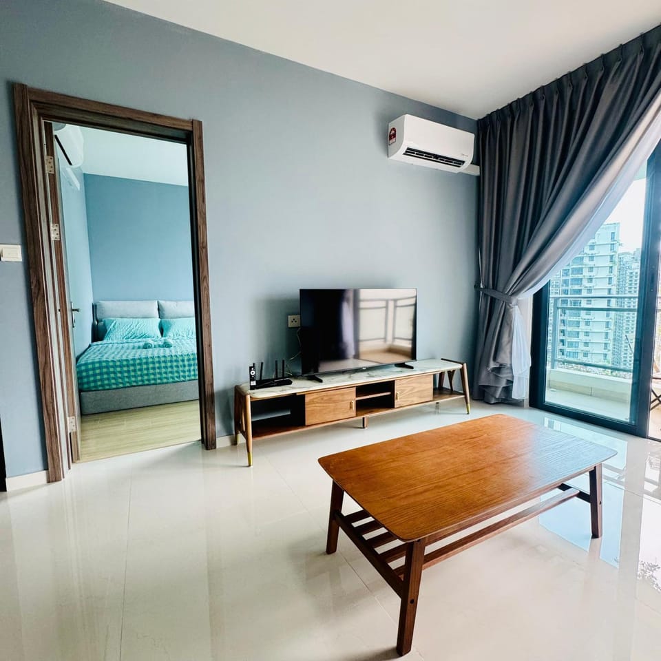 Living room, Seating area, Bedroom, air conditioner