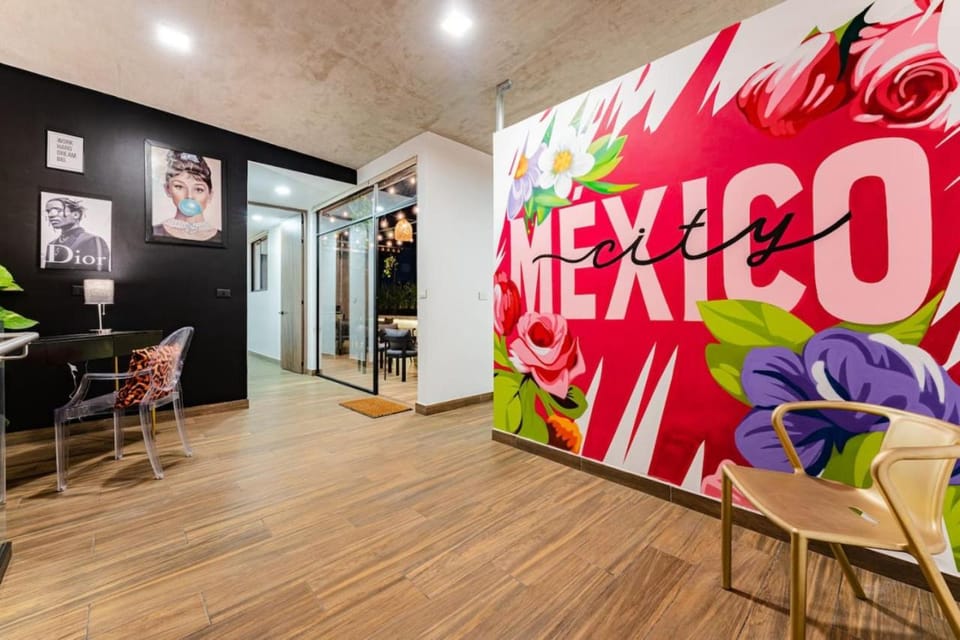 Two Condesa Units with Rooftop Near Parque Mexico Apartment in Mexico City
