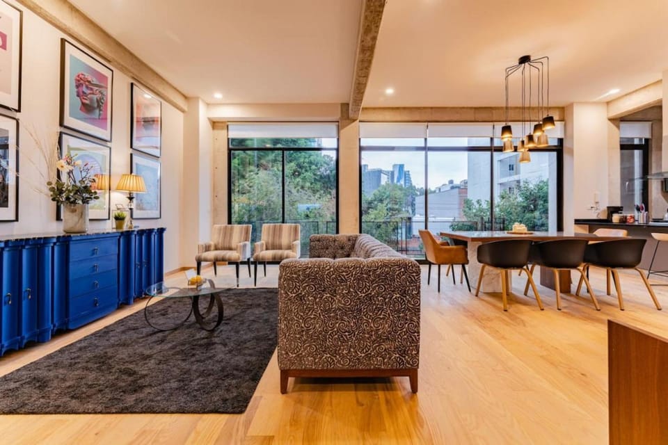 Spacious Roma Norte Loft with Art & City Views House in Mexico City