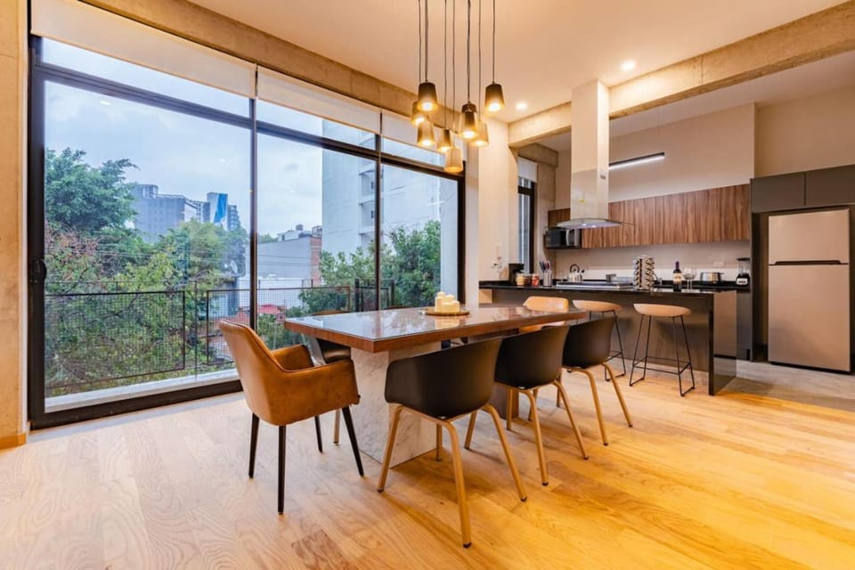 Spacious Roma Norte Loft with Art & City Views House in Mexico City