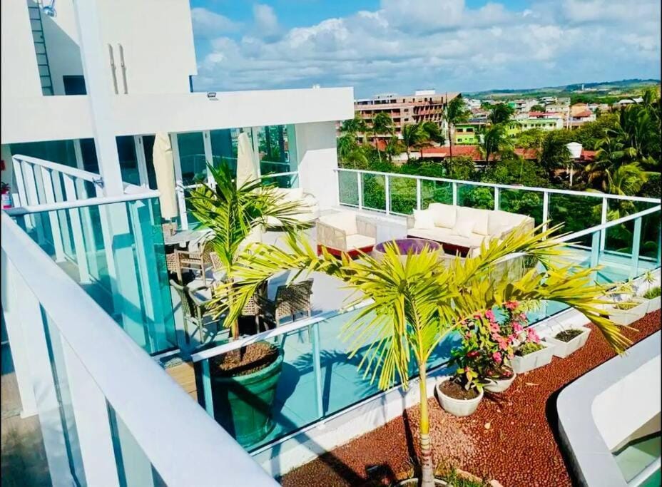 Flat com Piscina Privativa a 50m da Praia - Centro de Porto Apartment in Ipojuca