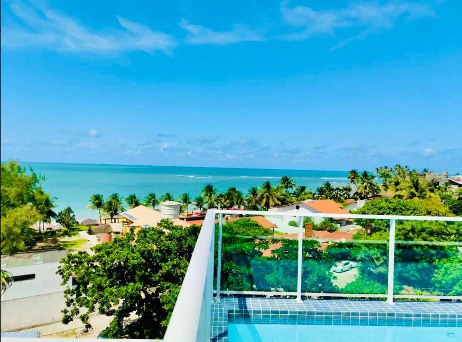 Flat com Piscina Privativa a 50m da Praia - Centro de Porto Apartment in Ipojuca