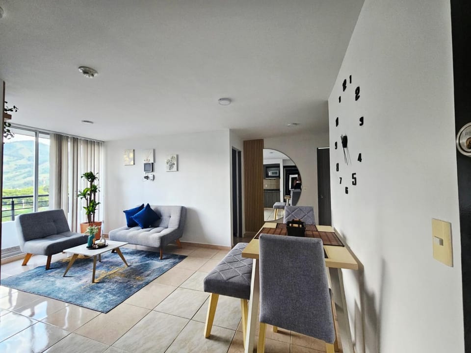 Living room, Seating area, Dining area