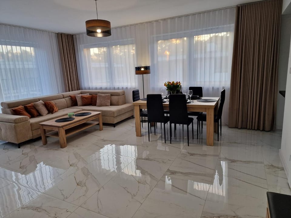 Living room, Seating area, Dining area