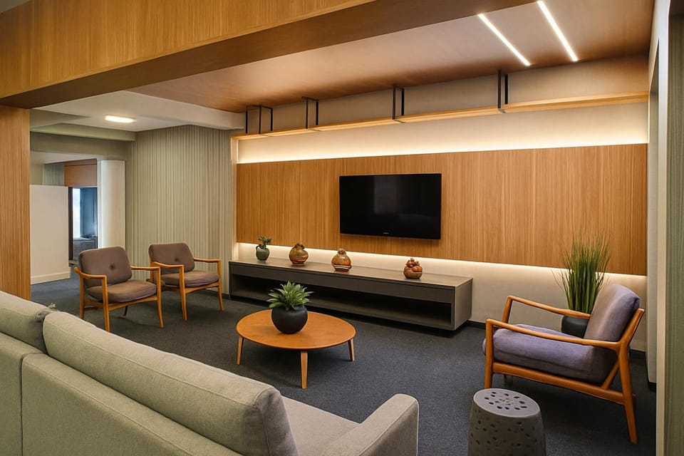 Communal lounge/ TV room, TV and multimedia, Living room, Seating area
