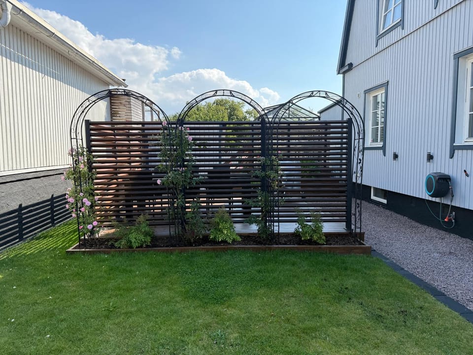 Property building, Garden, Garden view