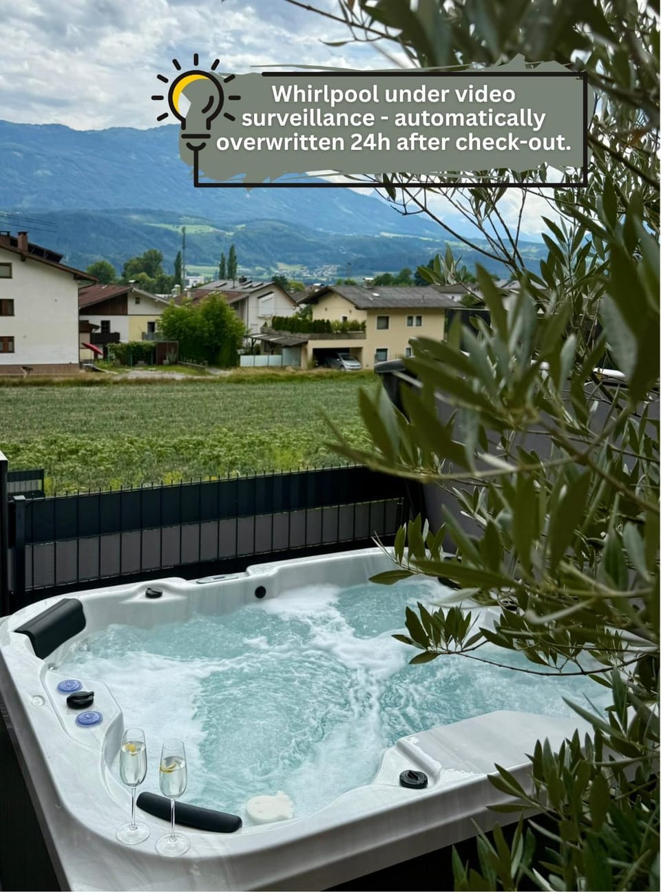 Hot Tub, Mountain view