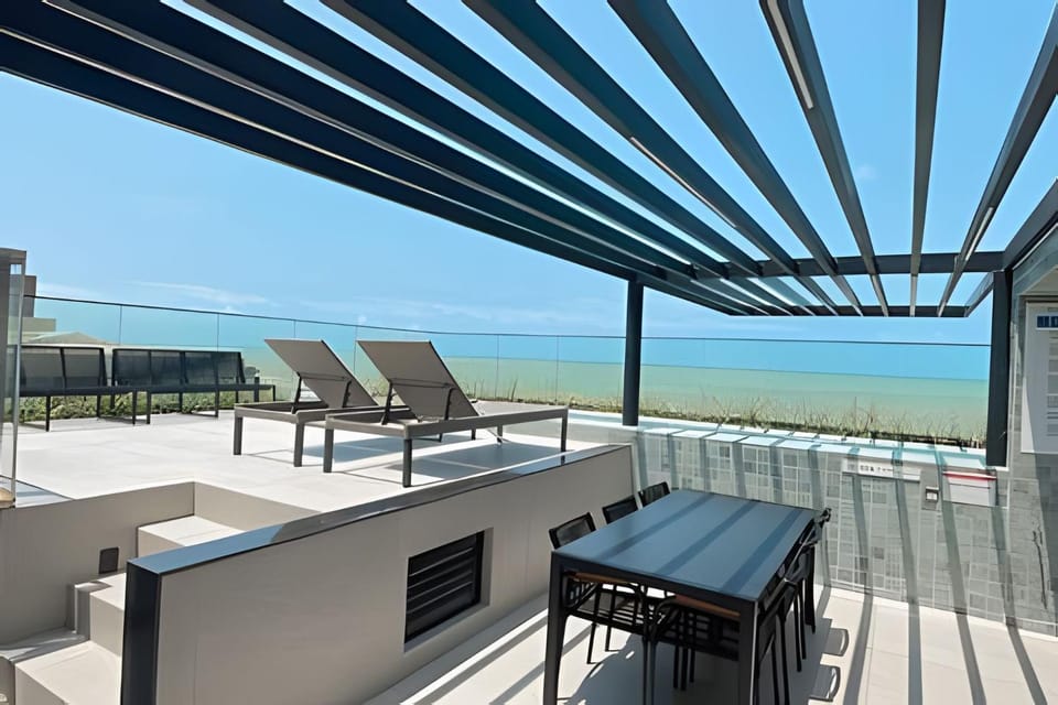 ND607-Lindo Flat para 4 pessoas, a 50m do Mar Apartment in Cabedelo